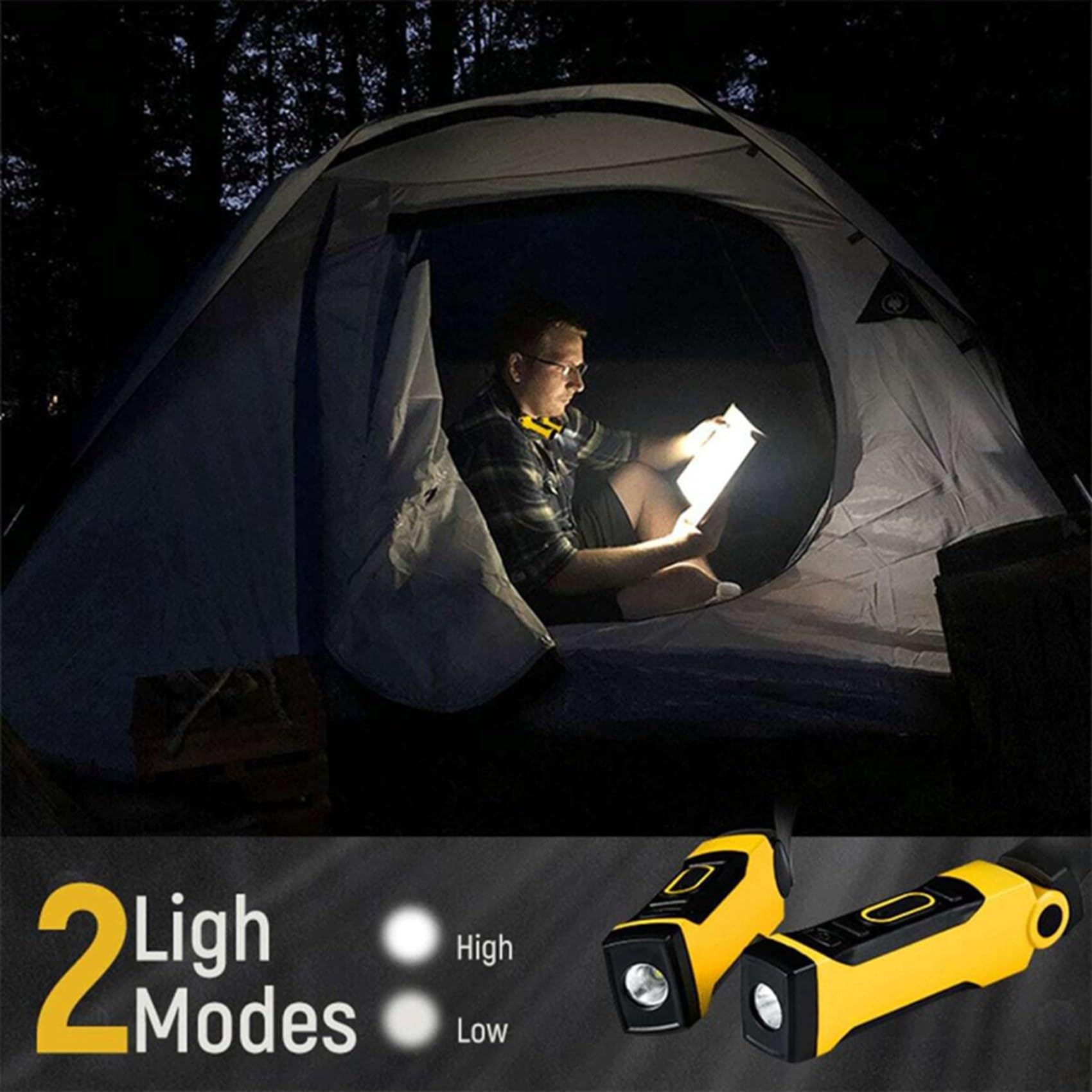 3X Lampada da Lettura USB Ricaricabile, Lampada da Collo per Libri, 2 Livelli di Luminosità, Bracci Pieghevoli per Leggere, Riparazione