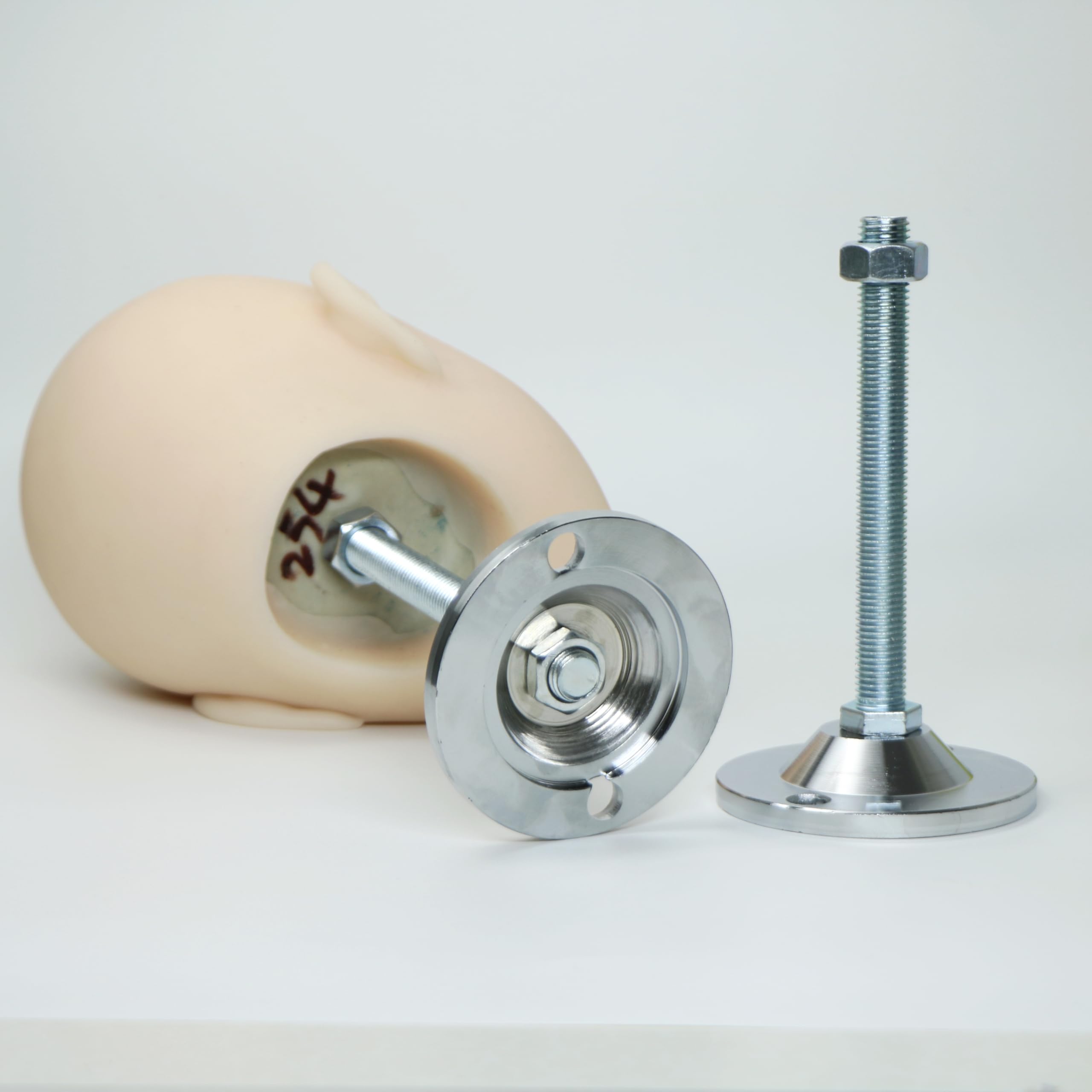 Amazon.com: BOLEXN Stainless Steel Doll Head Stand with M16 Ball Screw Rod,  Round Tray, Doll Making Supplies (1)
