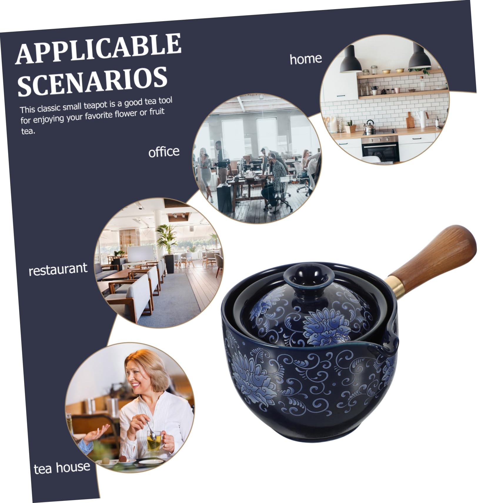 Teekanne mit drehbarem Seitengriff, Kung-Fu-Teetasse, Kyusu-Teekanne, Schokoladenwärmer, Cezve-Kaffeekanne, drehbare Teekanne, chinesische Teekanne, dekorative Teekanne, Reise-Keramik-Werkzeug, Hol