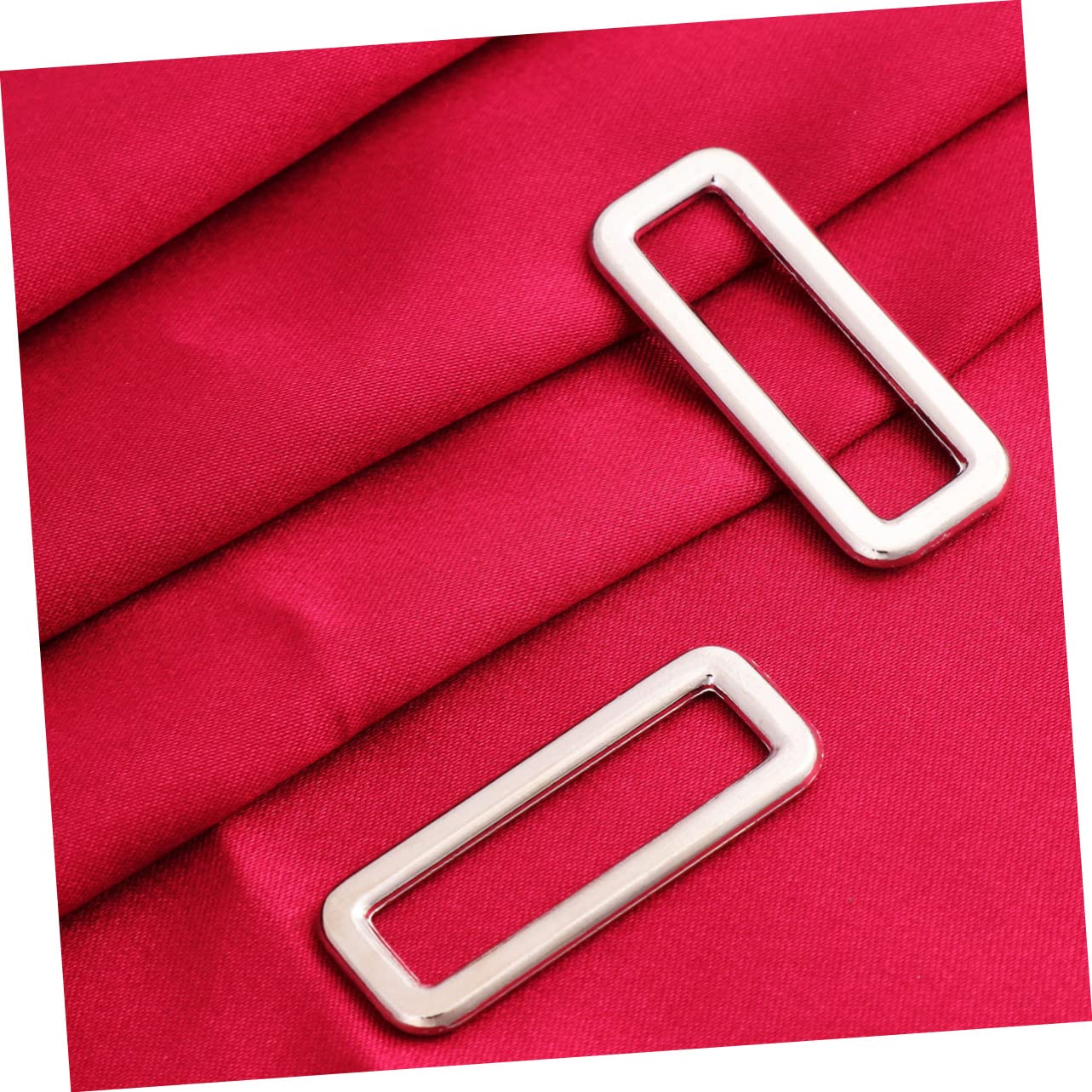 Tofficu 90piezas Hebillas De Metal Cuadradas Para Accesorios De Bolsas Reemplazo De Botones Para y Tienda