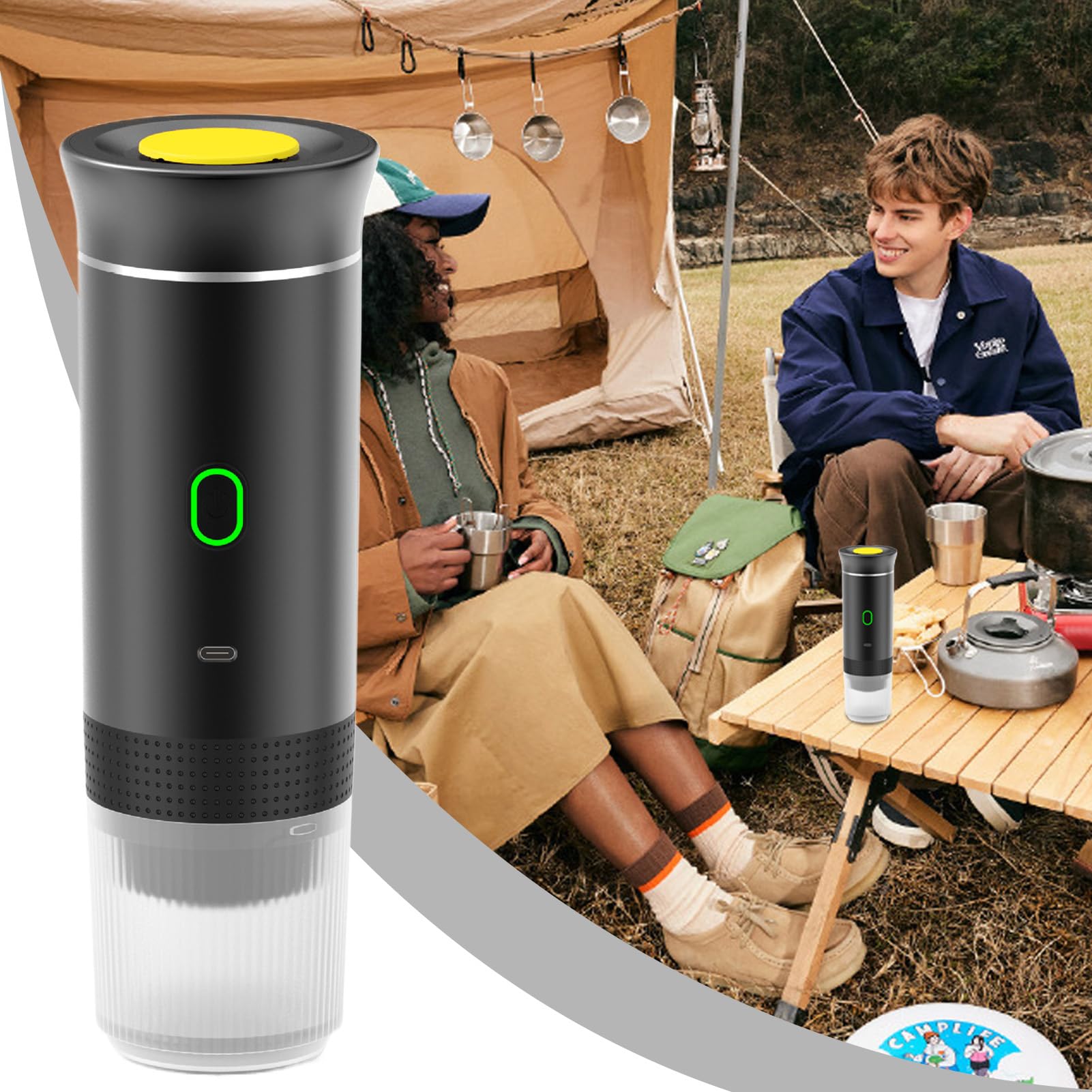 de viaje, de viajes eléctrica | Gadgets de viaje, dispositivo de cerveza profesional recargable para caminatas para acampar RV