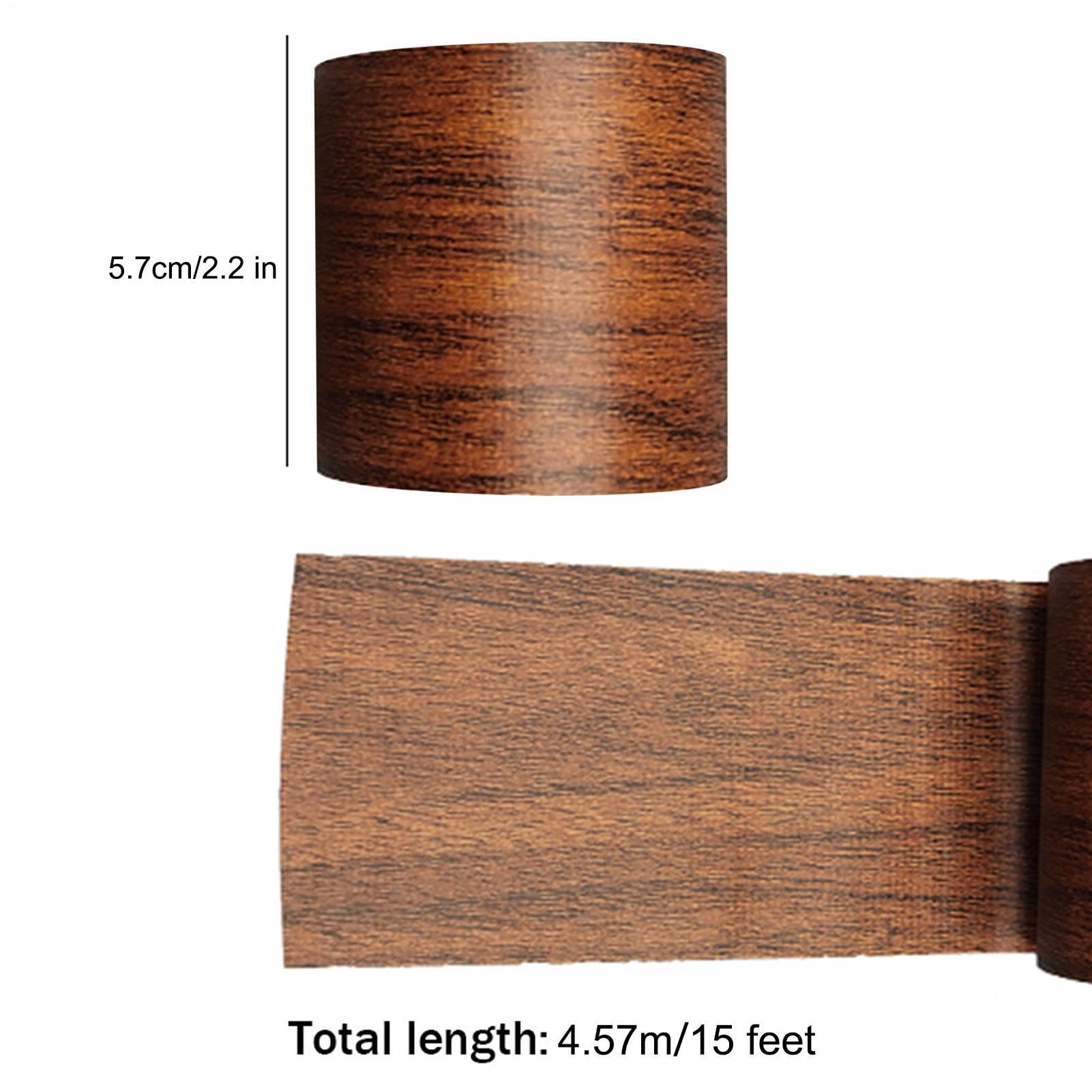 Cinta Reparadora de Veta de Madera - Cinta Adhesiva Imitación Madera - 5.6 cm Ancho x 4.5 m Largo Adhesiva Decorativa Impermeable Para Marco Ventana Espejo Paredes