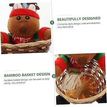 お最終お値引き！クリスマス バスケット二個クッキー入れ、タオル、小物入れ お最終お値引き！クリスマス バスケット二個クッキー入れ