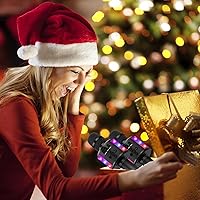 Vista 8 de Micrófono de karaoke BONAOK para niños y adultos - micrófonos Bluetooth con luces de disco, efecto eco, altavoz incorporado, reproductor de karaoke