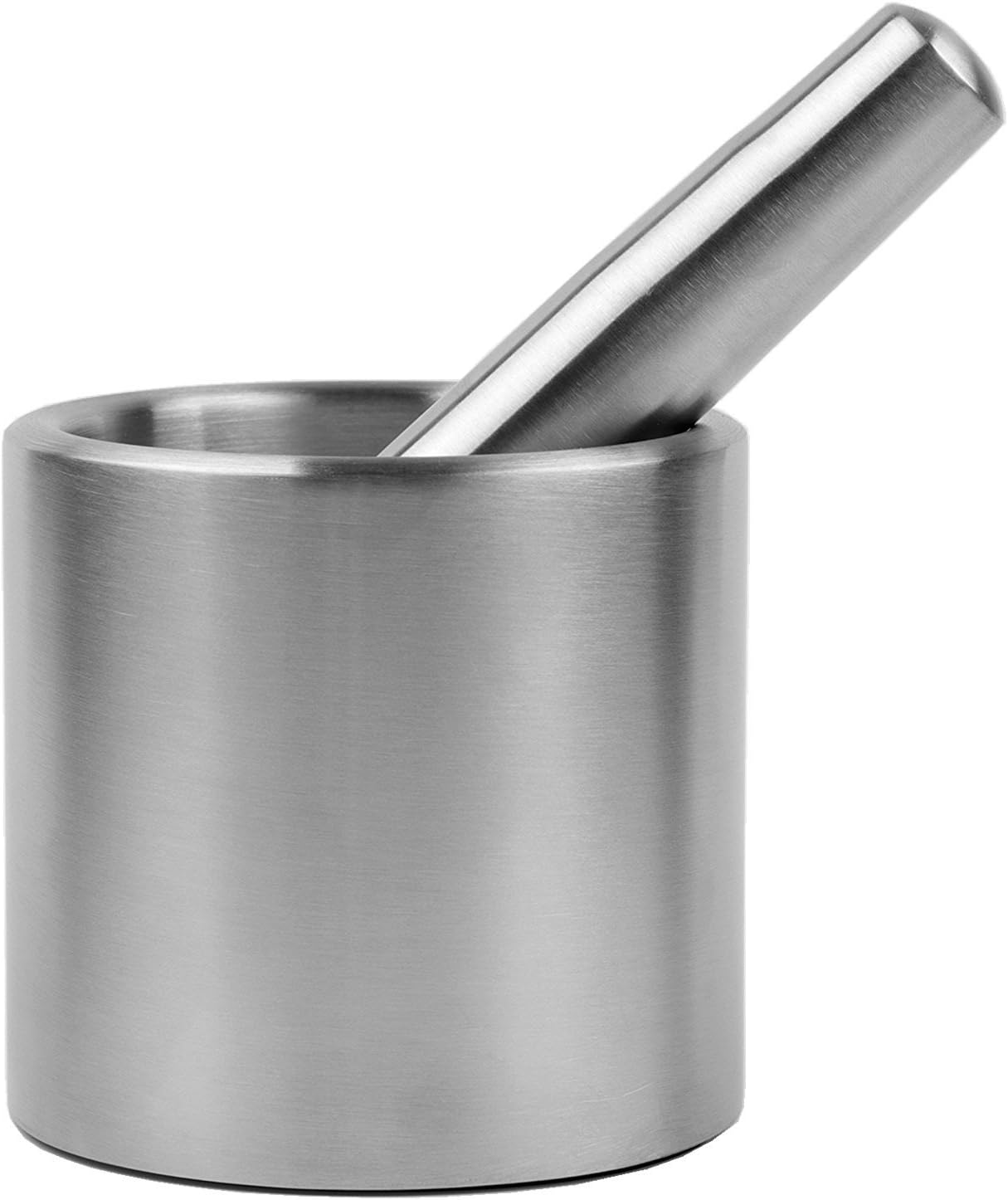 Artmice-Mortar and Pestle,Stainless Steel Mortar and Pestle with Splash-proof Lid
