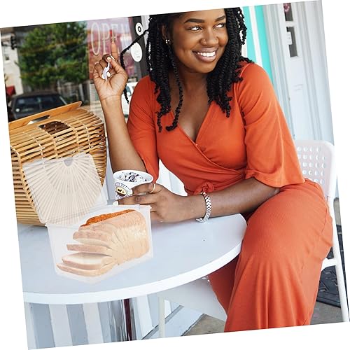 Miniatura 6 de Almacenamiento para pan de pan, tapa hermética, caja de pan, contenedor de pan de plástico, cajas de pan para pan casero