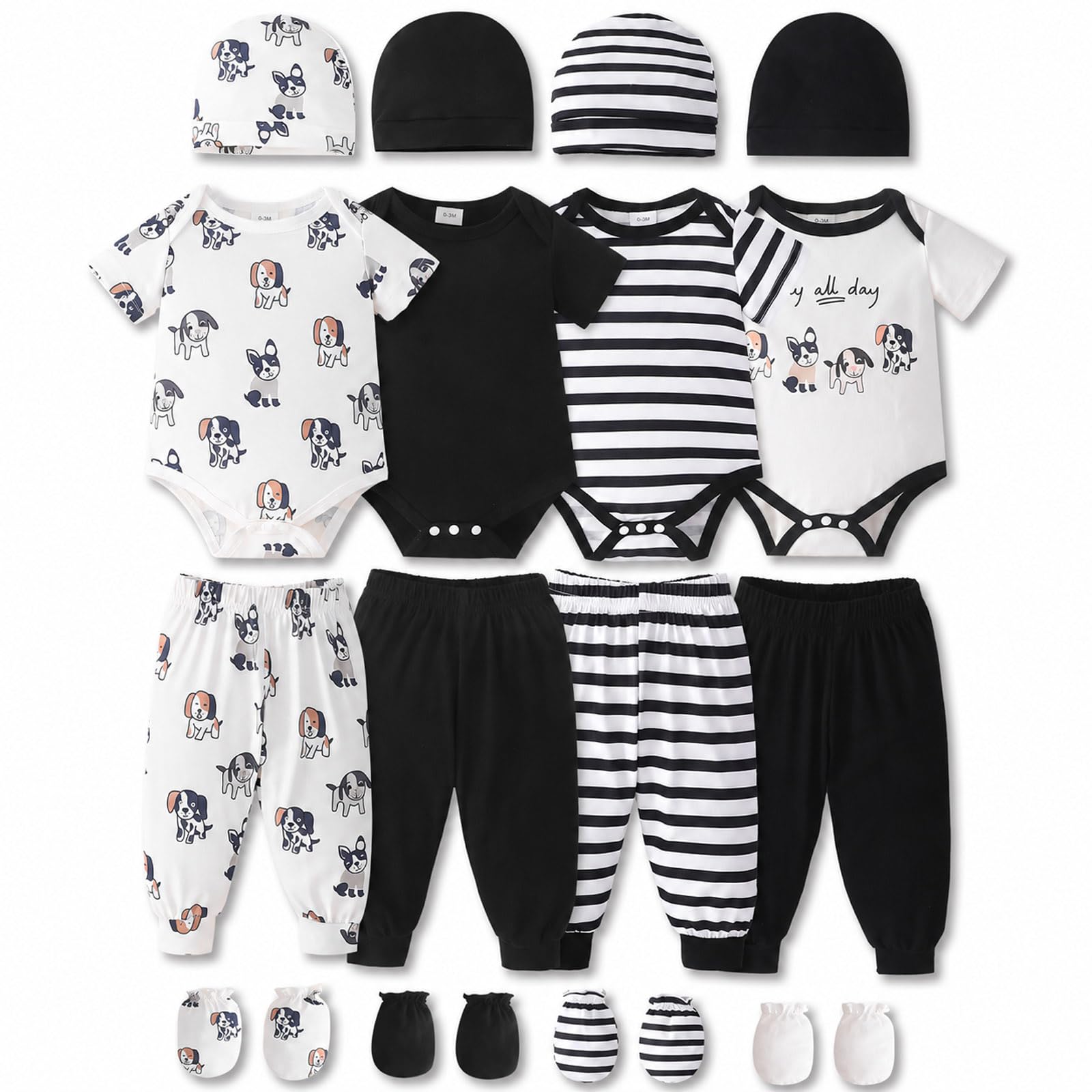 Baby Boy Girl Clothes Preemie Newborn Must Have Infant Essentials Outfits 20 Piece Clothing 0-18 Months