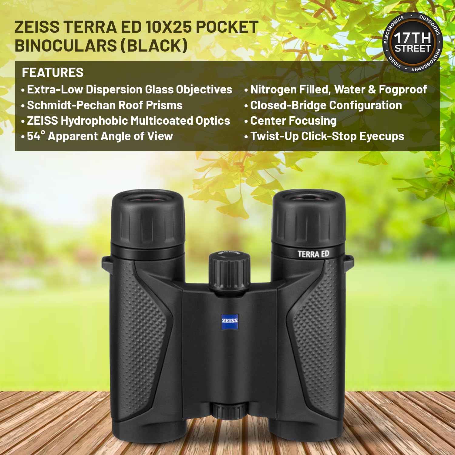 Amazon.com : Zeiss 10x25 Terra ED Compact Binocular For Bird