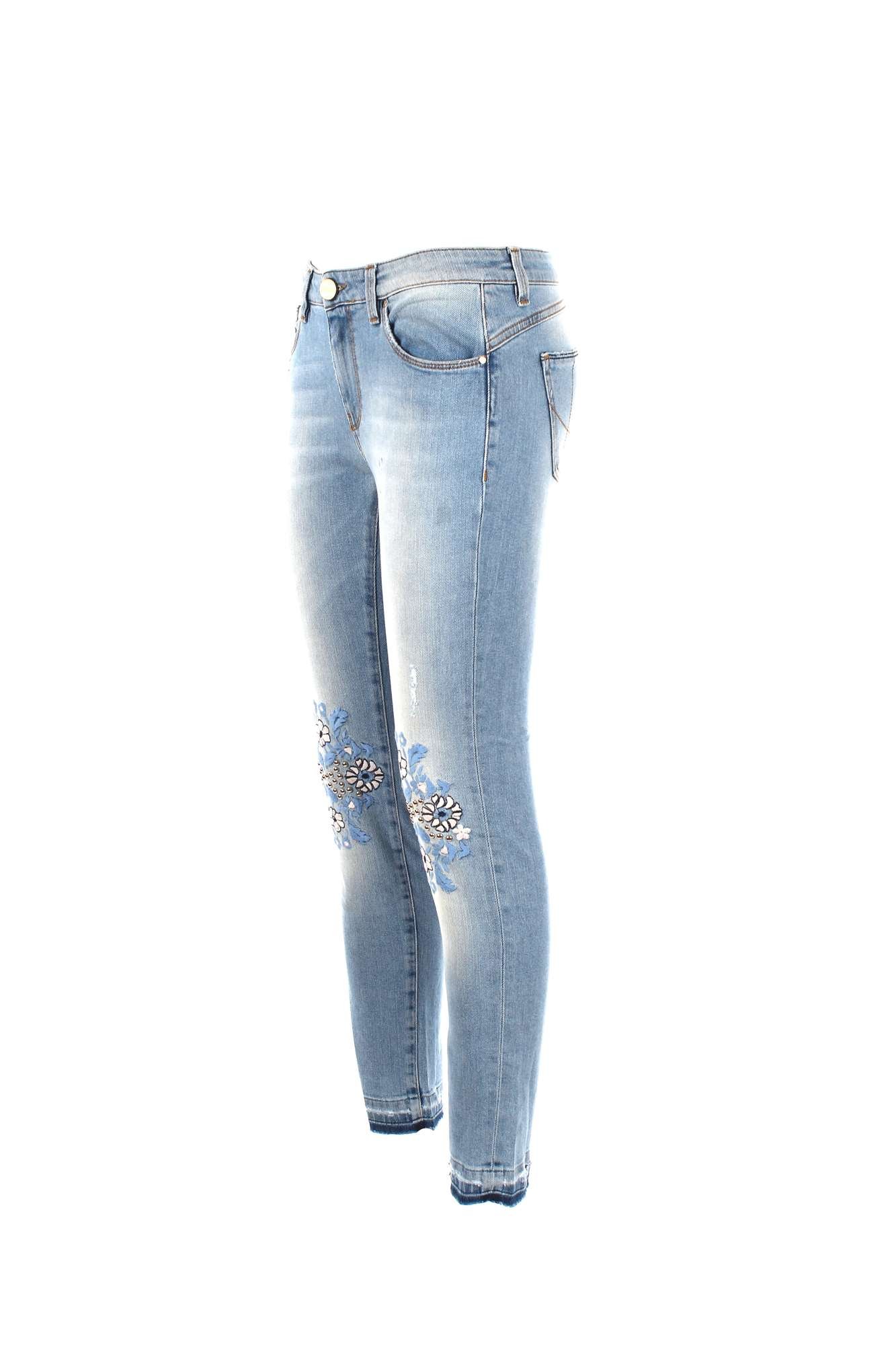 Pinko 1818AB Pantalone Donna Iper-Skinny Blue Denim Jeans Woman