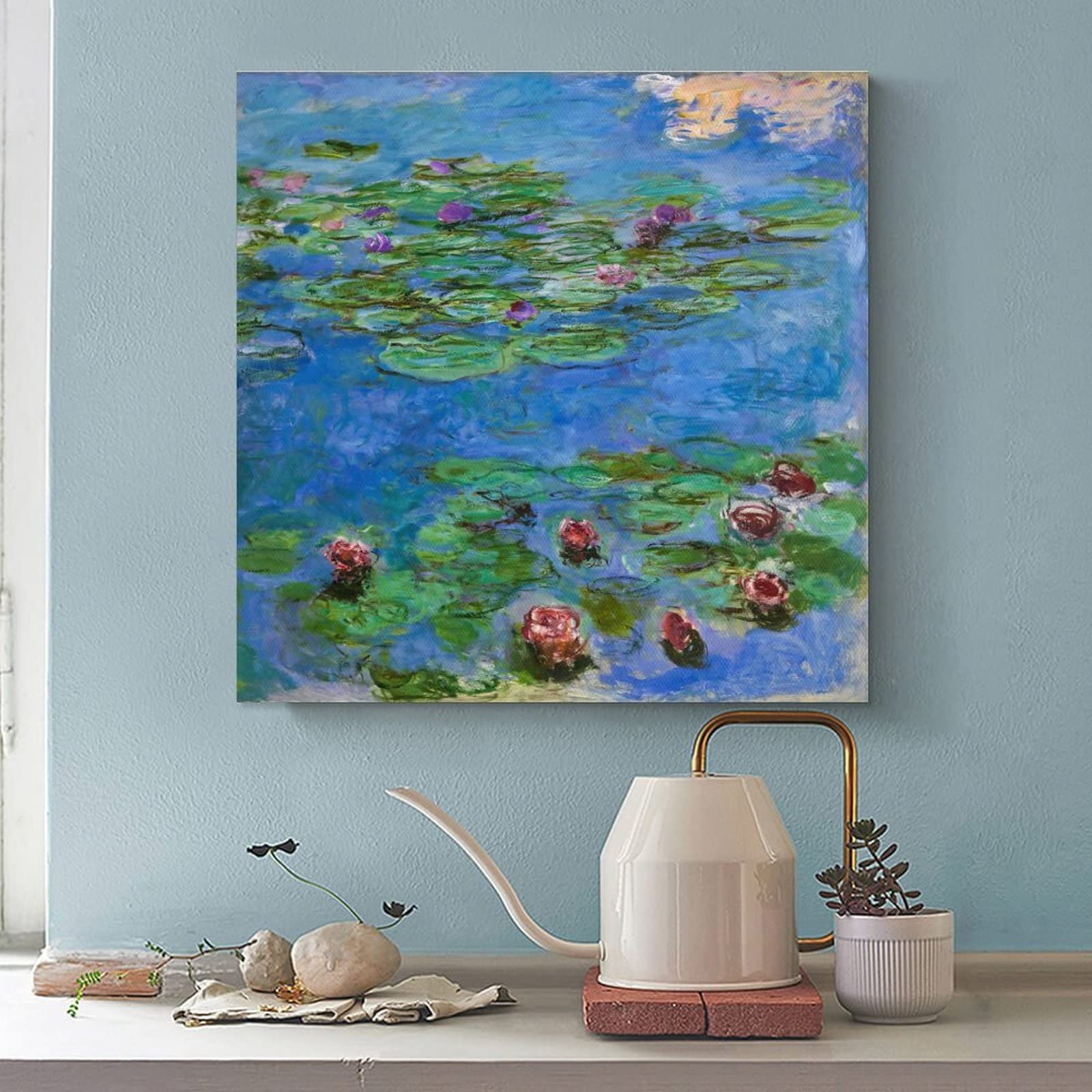 Amazon.co.jp: Claude Monetクロード・モネ 名画の数々ポスター『赤い