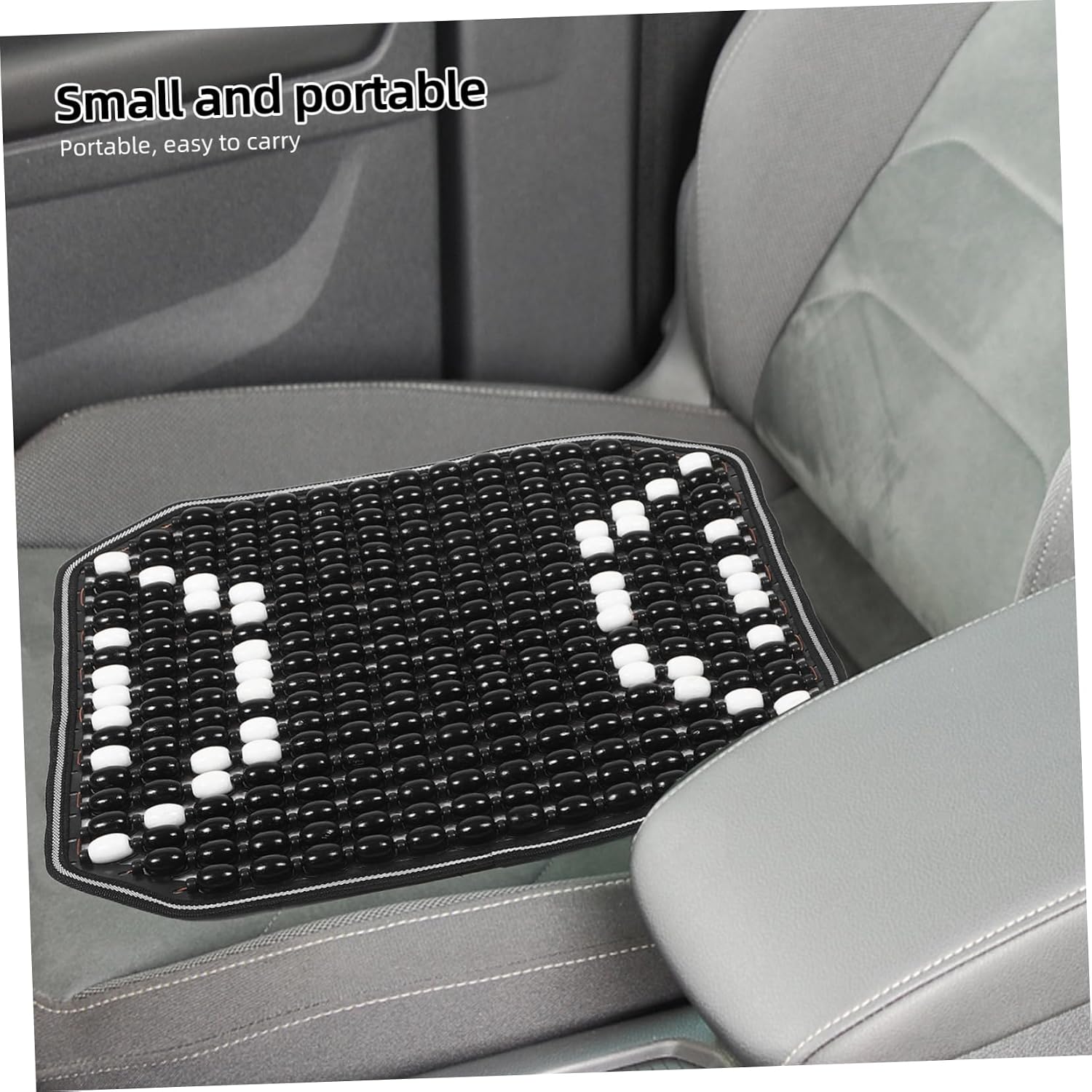 Cooling Car Seat Cushion Beaded Design Breathable Auto Chair Cover for Comfort and Airflow Compatible Suvs and Trucks Easy to Clean and Maintain