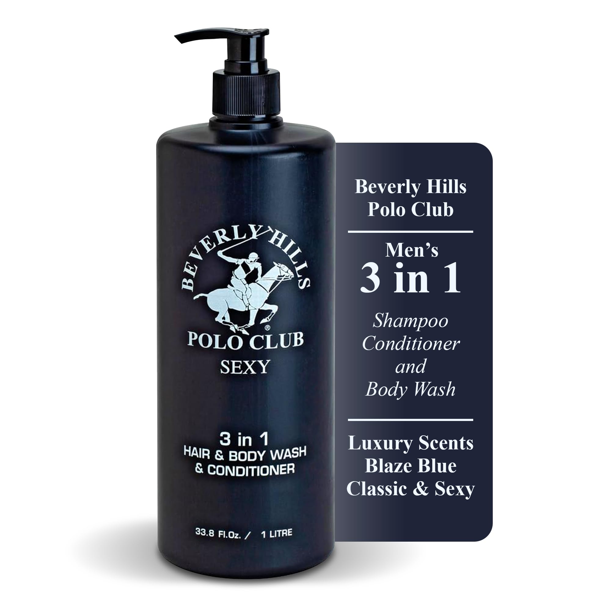 Amazon.com: Beverly Hills Polo Club Men's 3-in-1 Shampoo