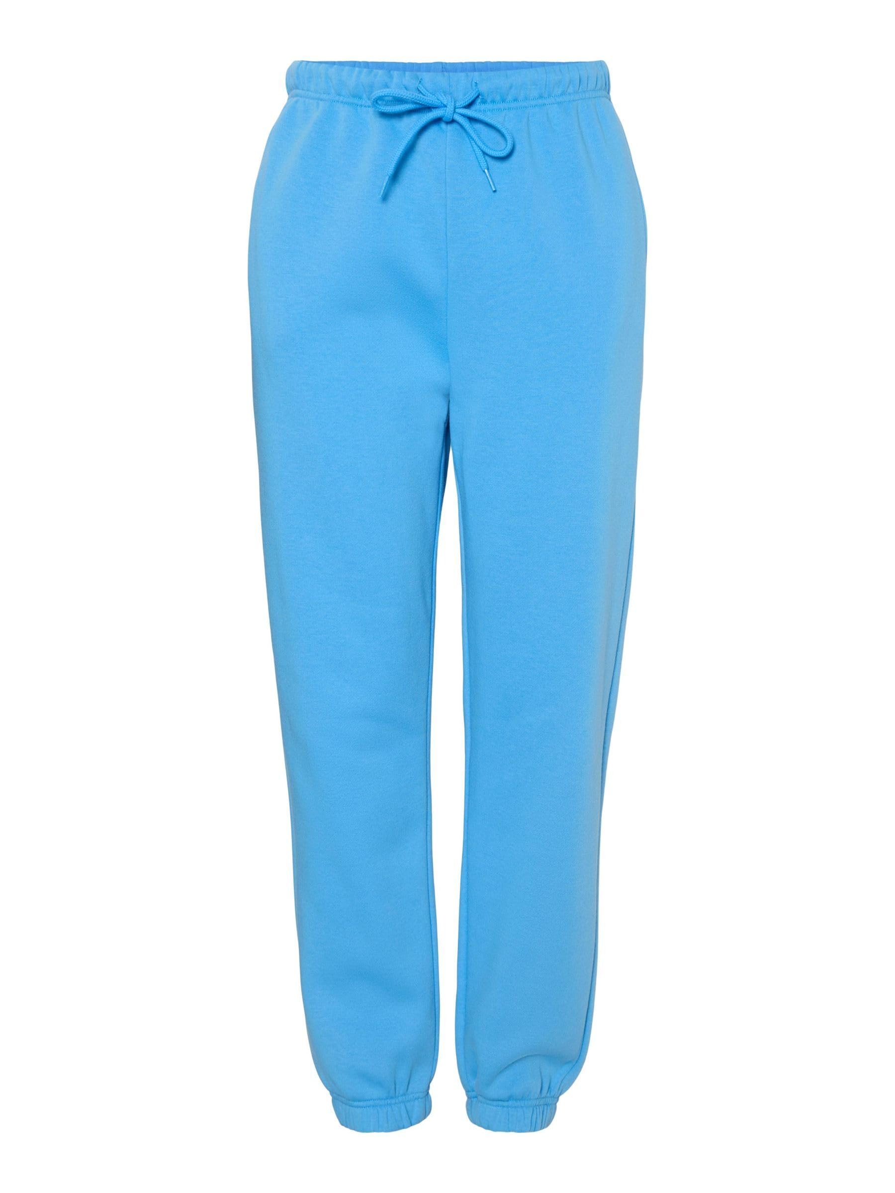 PIECES Pcchilli Hw Sweat Pants Noos Bc, Azure Blue, M