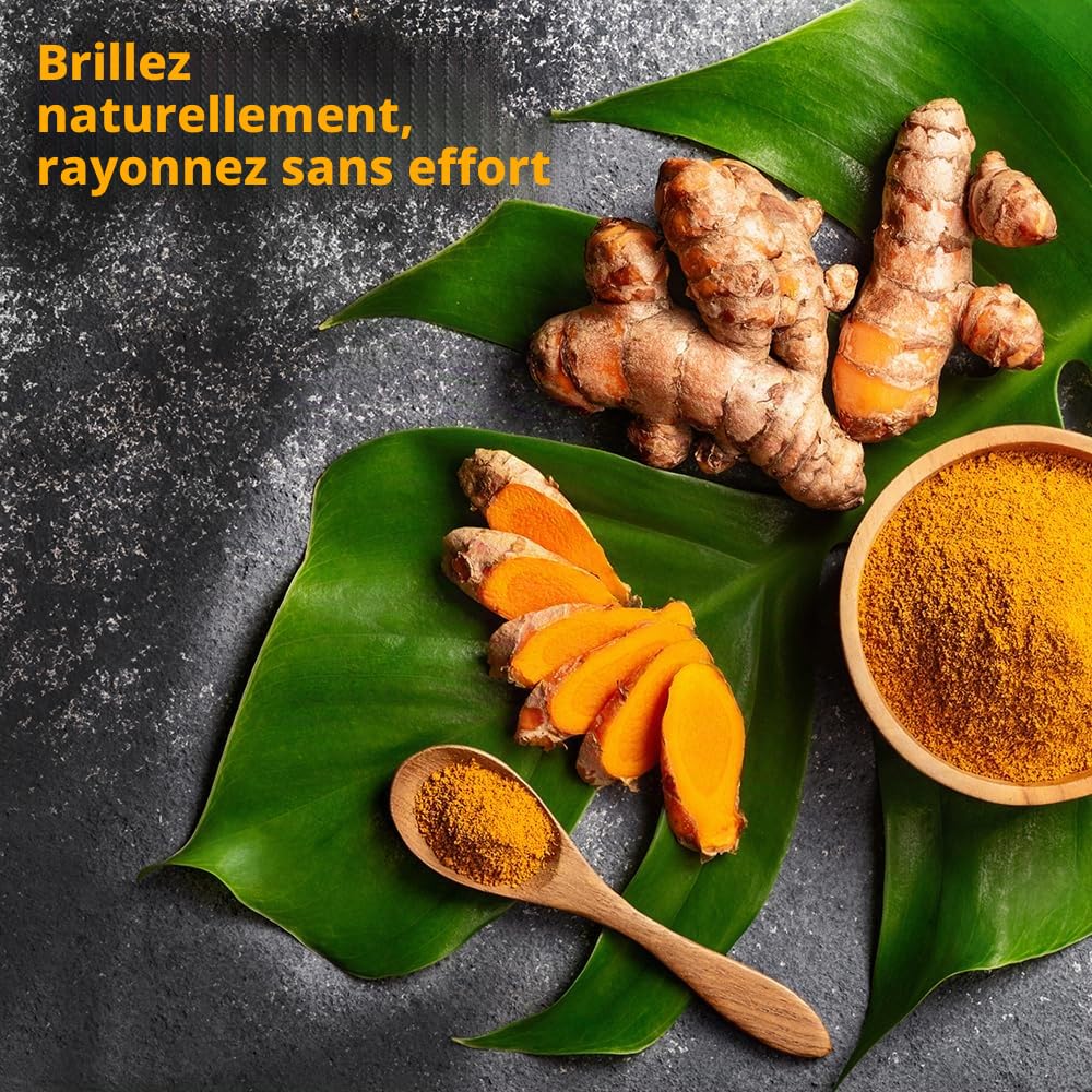 Hebhac Herbals Poudre de curcuma sauvage Kasthuri pour soins de la peau et du visage | Poudre de curcuma sauvage | Curcuma Aromatica | Poudre de qualité cosmétique pour le visage et la peau