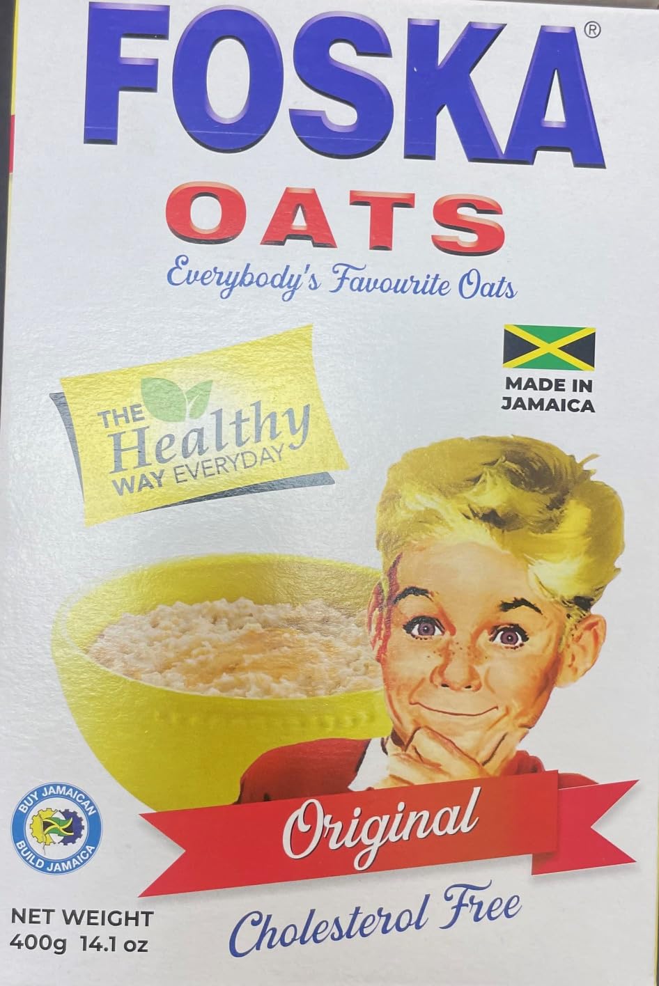 Caribbean Foods Foska Oats, 14.1 oz, (400g) - [3 Box]