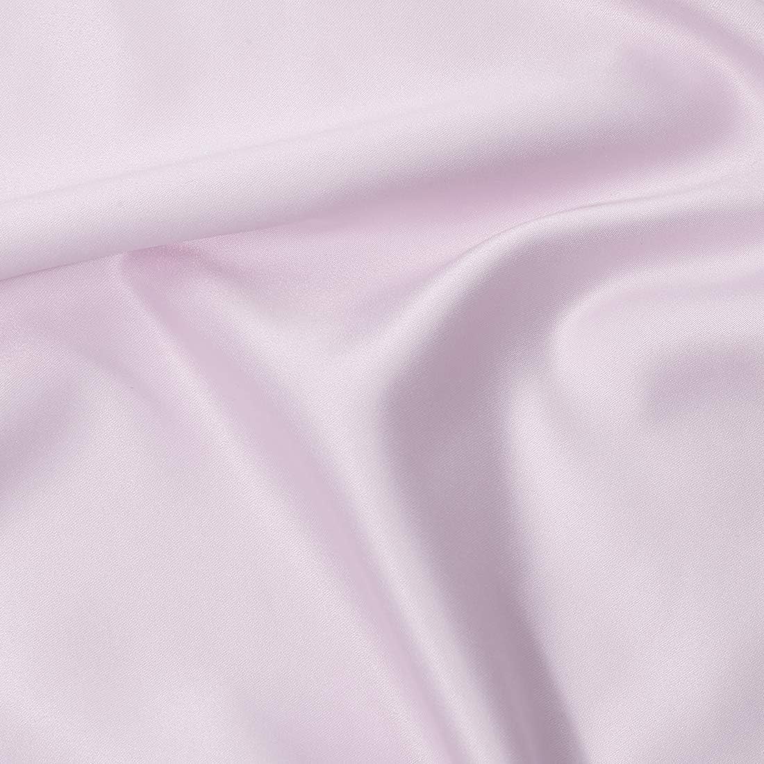 uxcell 2 Pack Satin Pillowcase for Hair and Skin, Euro Sham Pillow Covers Soft Silky Oxford Pillow Cases with Envelope Closure European(26"x26") Lavender Gray