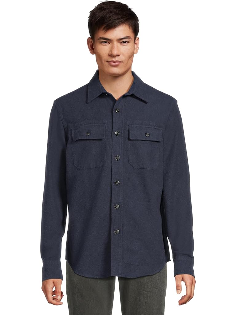 Blue L.L.Bean Signature 1933 Chamois Cloth Shirt