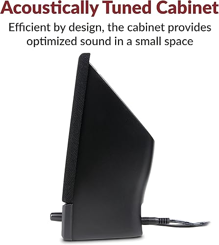 Miniatura 6 de Cyber Acoustics Altavoces de computadora CA-2014, sonido estéreo completo, controles convenientes, configuración fácil