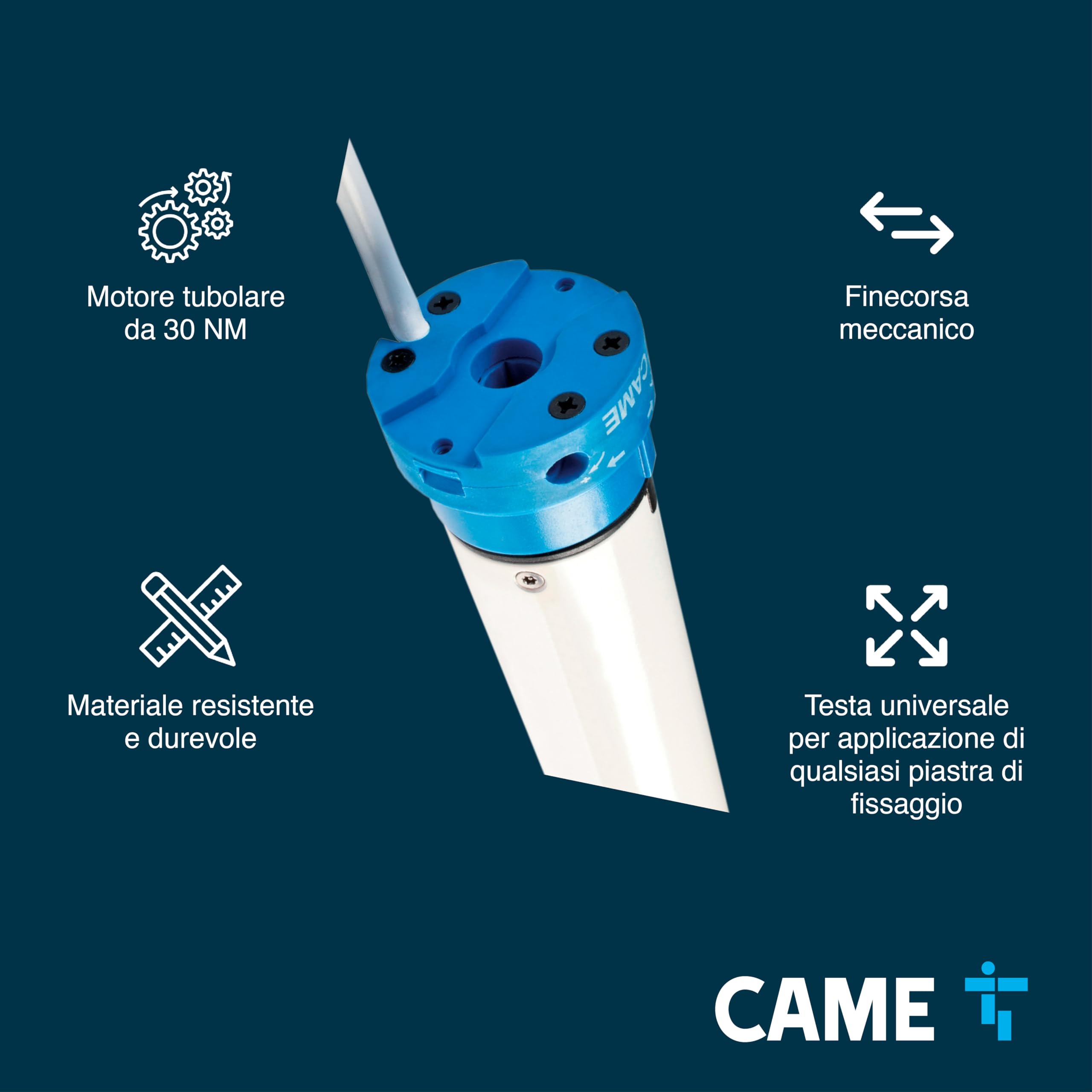 Came Kit Tubolare MONDRIAN per tapparelle potenza 30NM