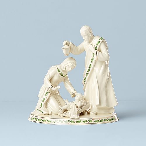 Miniatura 3 de Lenox Figura festiva de la Sagrada Familia, 5.40, marfil
