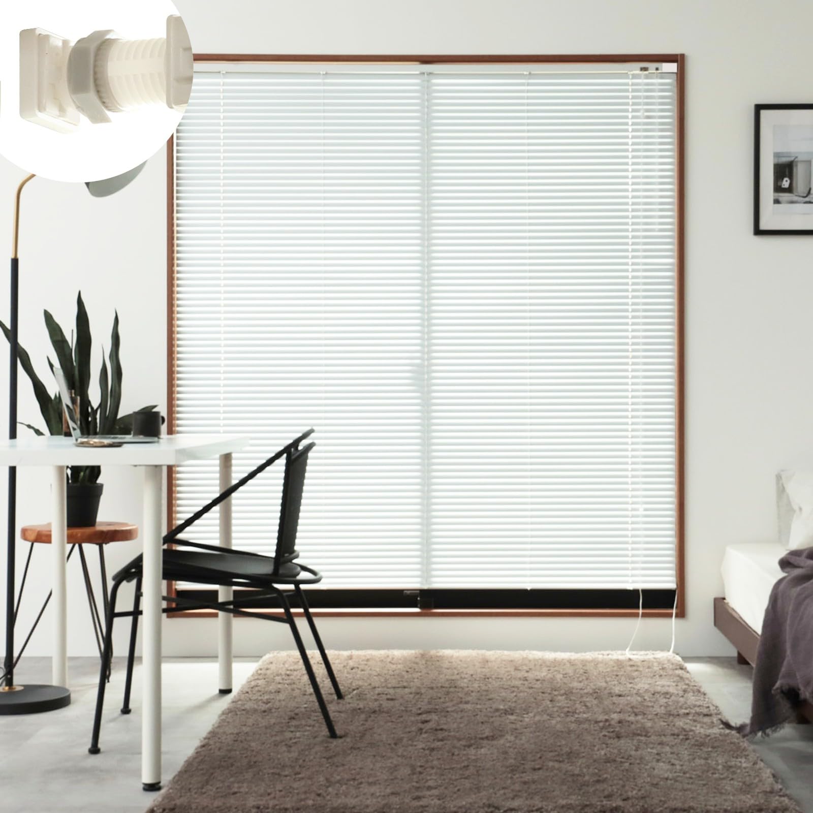 Amazon｜グラムスタイル ブラインド 突っ張り式 幅117x丈135cm