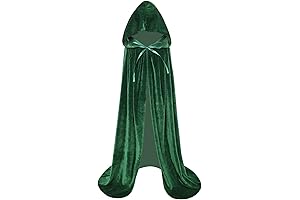 Kids Velvet Cloak Cape with Hooded for Kids Poison Ivy Costume