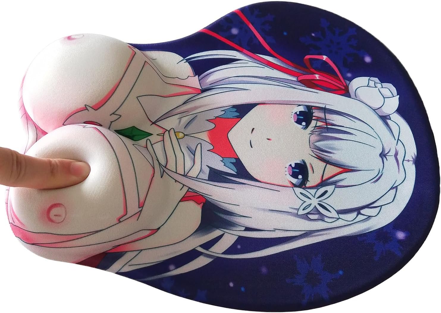 Sexy Anime Cute Gel Carpal Tunnel Mouse Pad with Wrist Support for Kawaii Computer Gamer
