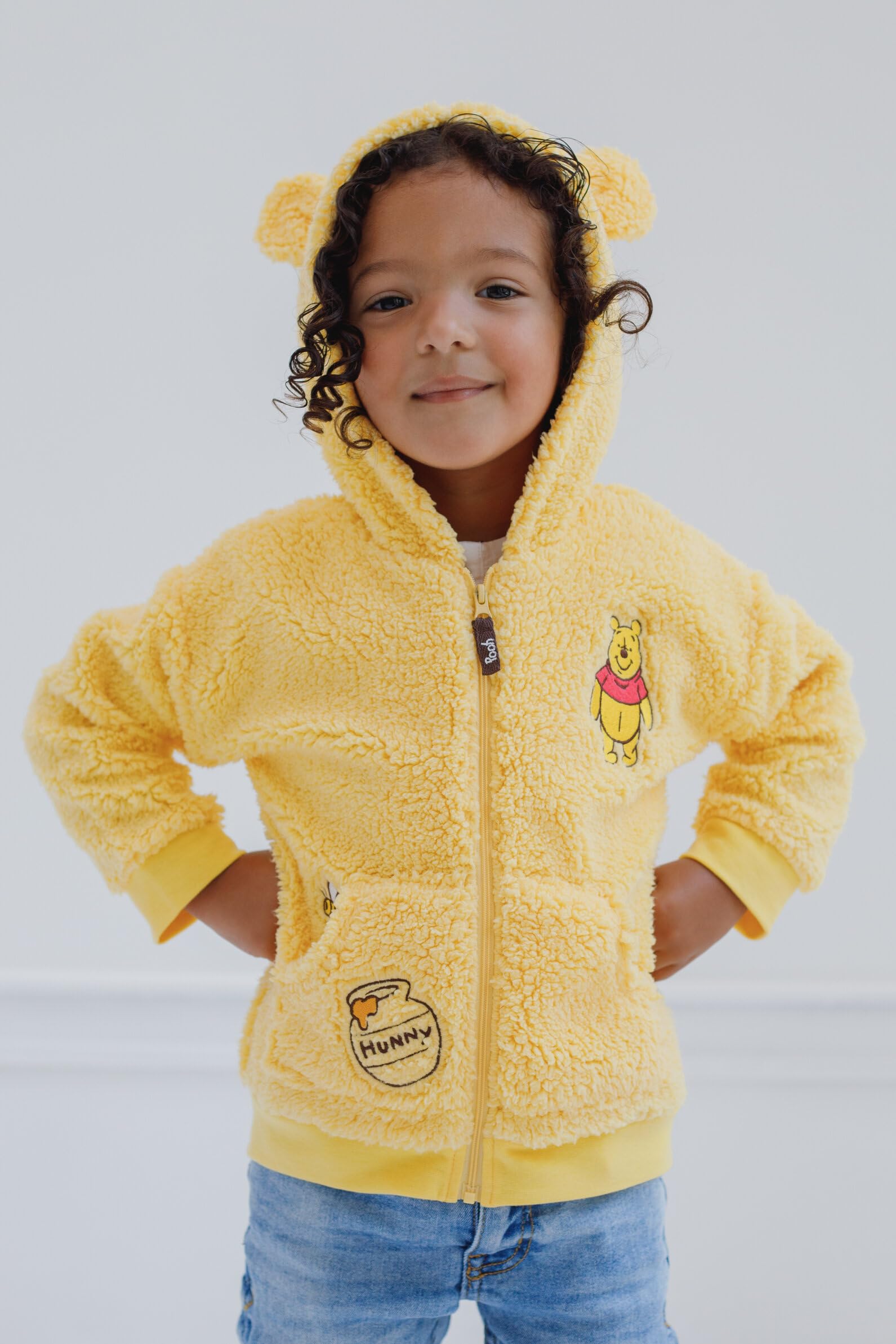 Disney Winnie Puuh Mickey Mouse Nightmare Before Christmas Lilo & Stitch Monsters Inc. Kapuzenpullover mit Reißverschluss für Neugeborene bis große Kinder