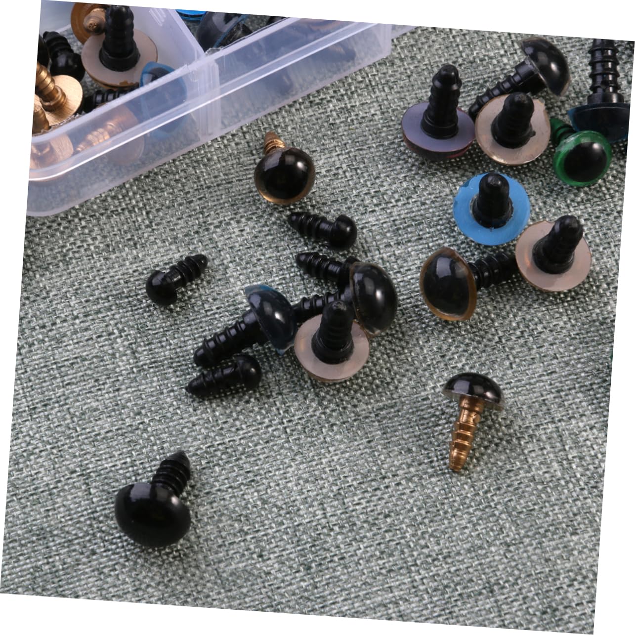 EXCEART 450piezas Ojos De Seguridad Plásticos Arandelas para Muñecas y Peluches Surtido De para Manualidades