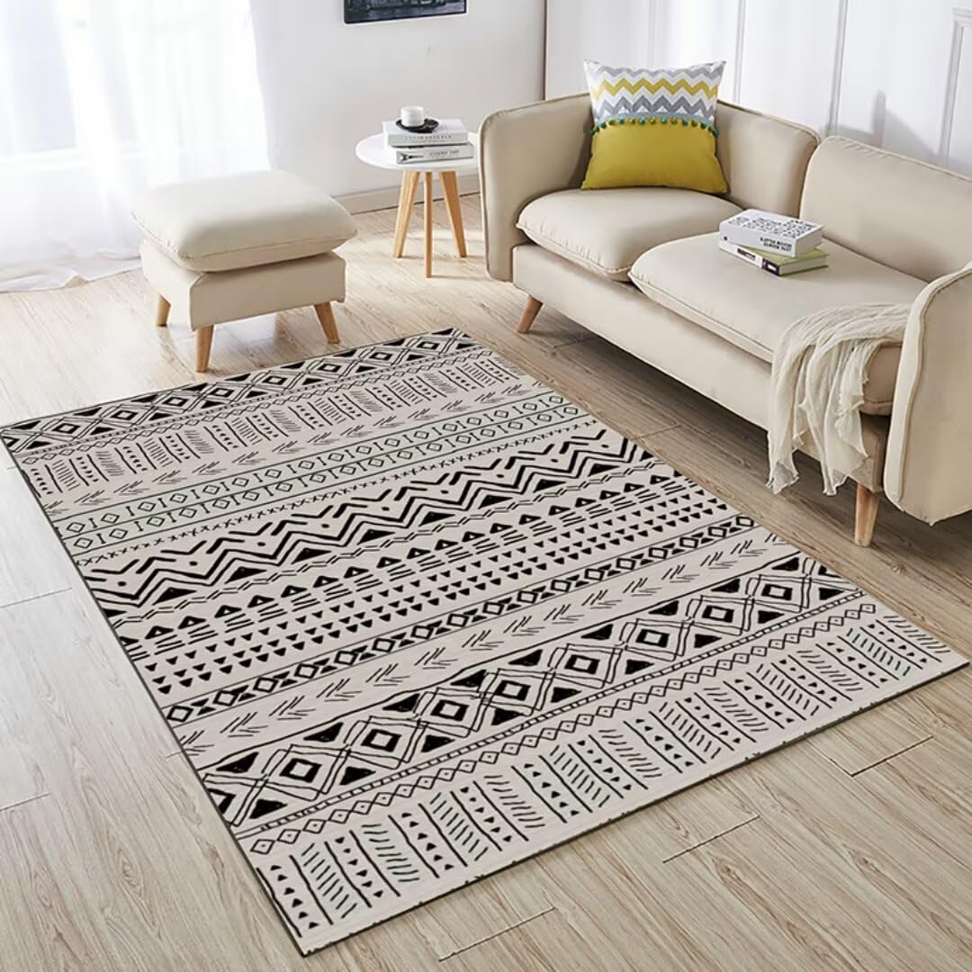 Tapis salon antidérapant grande taille pour décoration chambre fille