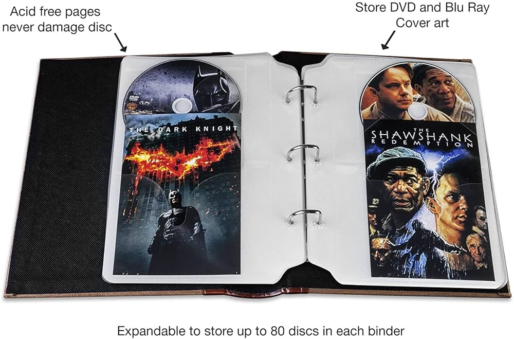 (未使用･未開封品)　Bellagio-Italia DVD Storage Binder - 3 Pack Burgundy tu1jdyt Amazon.com: Bellagio-Italia DVD Storage Binder, Classic Set