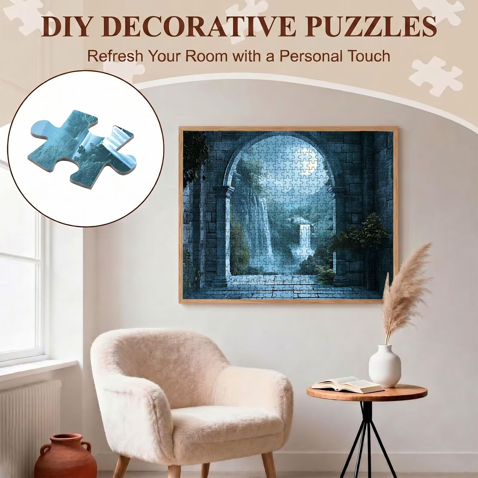 Puzzle 4000 Pezzi Classici, Puzzle paesaggio architettura 141 x 87 cm, Gioco Educativo e Antistress in Legno con Poster Incluso, Ttività DIY per Famiglia, Regalo per Appassionati, Decor Parete, f0-508