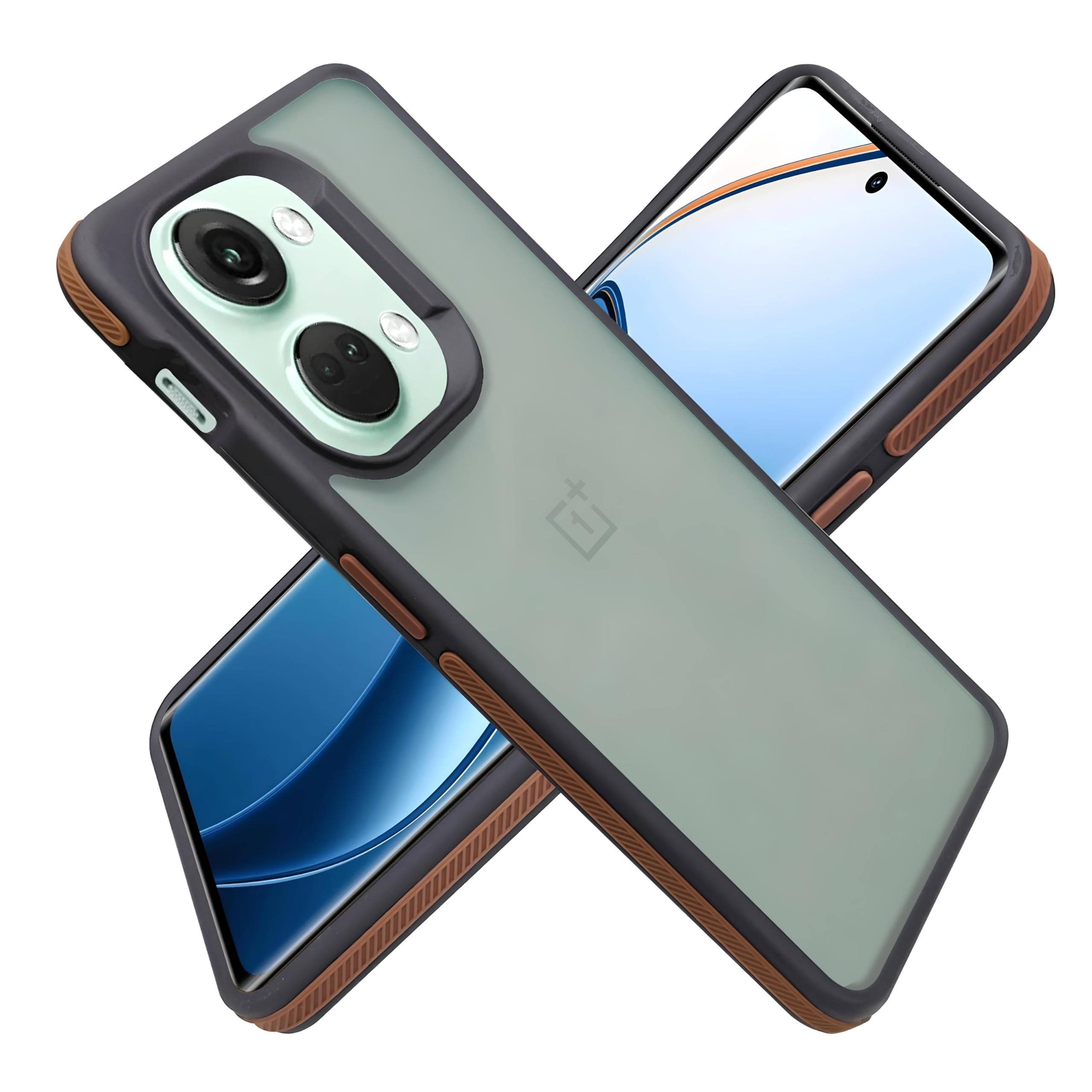 A rtistque Frosted Ultra Matte Back Cover Case for OnePlus Nord 3 5G | Smooth Sides with Grip | Shockproof TPU Protective Design | Raised Camera Edges | - Brown (B0D47NDTQ3) Amazon Price History, Amazon Price Tracker