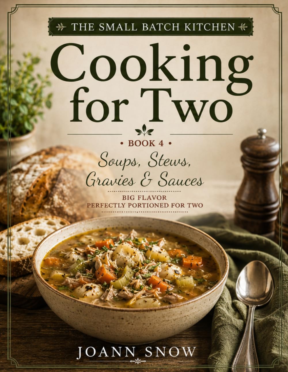 The Small Batch Kitchen: Cooking For Two: Soups, Stews, Gravies & Sauces