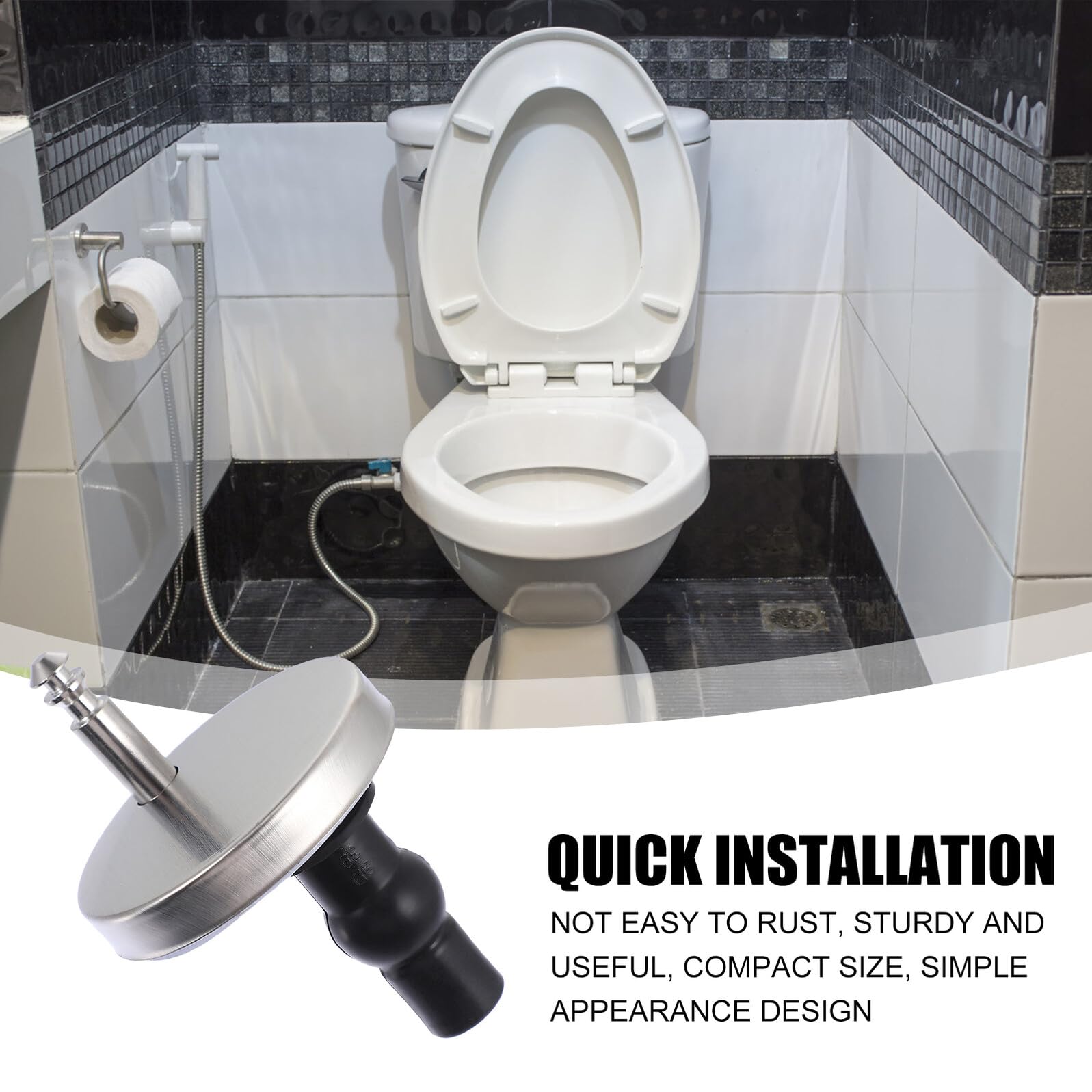 Anneome Tornillos De Fijación Para Asiento De Inodoro Universal 2 Piezas De Acero Inoxidable Resistente Y Fácil De Instalar Para Reemplazo De Tapa Wc En Hogar Y Baño
