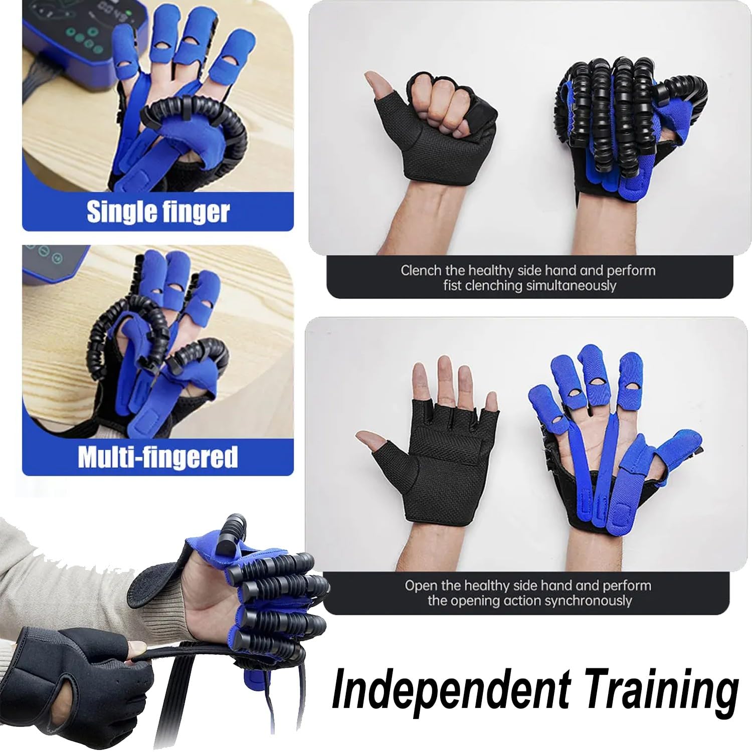 ELIGH＋AMPLIVE / Therapy At 3 Left Right Stroke Rehabilitation Robotic Glove for Stroke