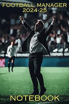 EA FC/Football Manager 2024-2025 Notebook, Manager Notebook, 120 Lined Pages, 6x9 Sized Notebook, Note Taking Notebook, Football Manager Notebook, EA FC Notebook