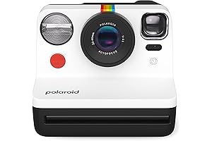 Polaroid Now+ Black & White Film Camera: Capture the Moment in Timeless Monochrome