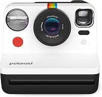 Polaroid Câmera instantânea Now 2nd Generation I-Type - Preto e branco (9072)