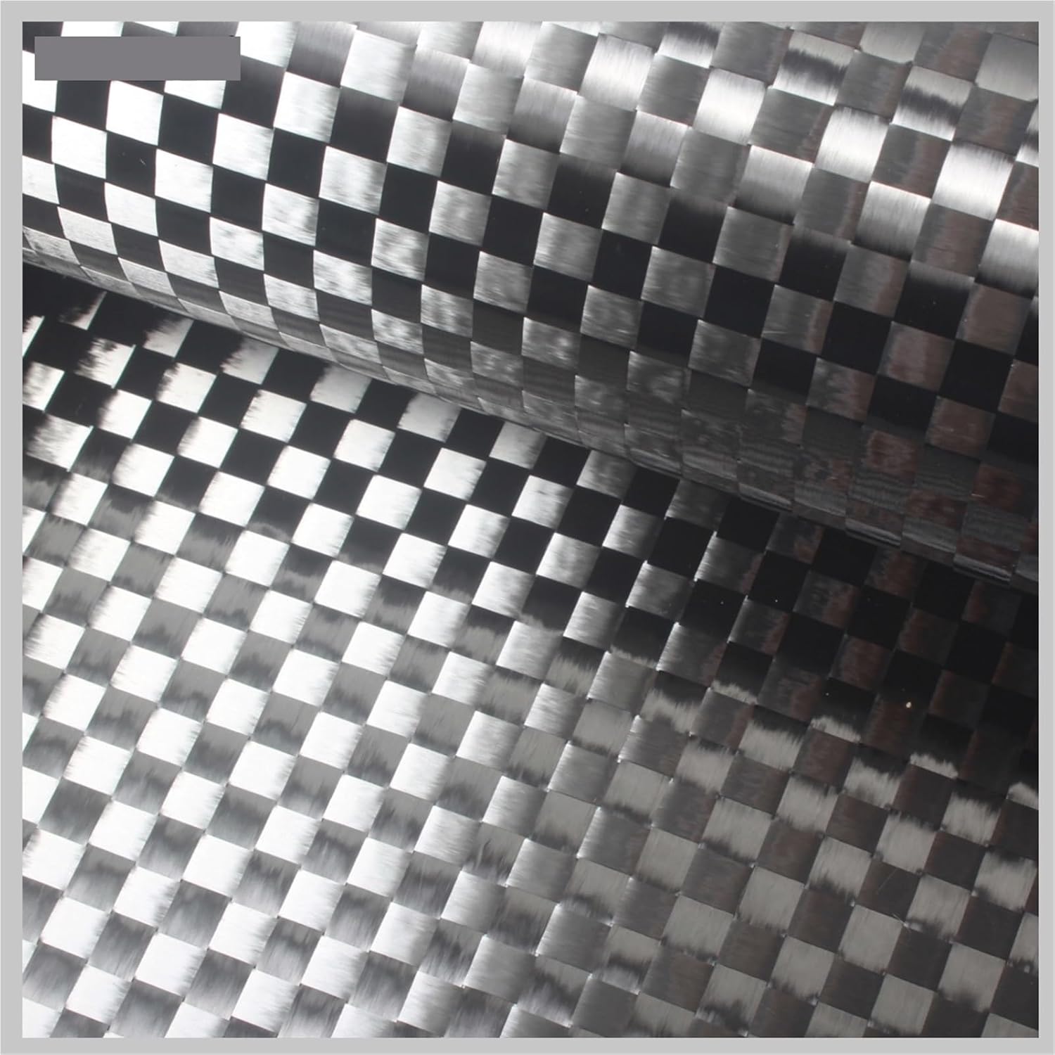 200g 12K 8mm Spread Tow Carbon Fiber Fabric 0.5m X 1m