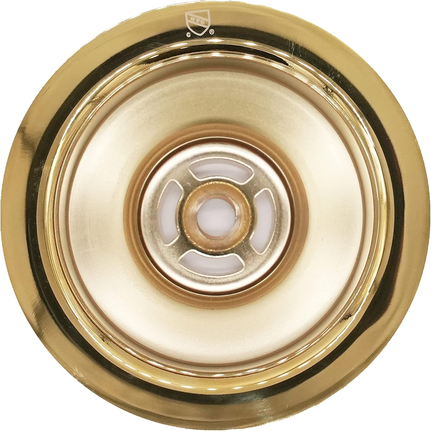 Westbrass CO2195S-01 Combo Pack 3-1/2" Wing Nut Twist Style Large Kitchen Sink Basket Strainer and Extra-Deep Collar Kitchen Sink Waste Disposal Flange with Strainer Stopper, Polished Brass