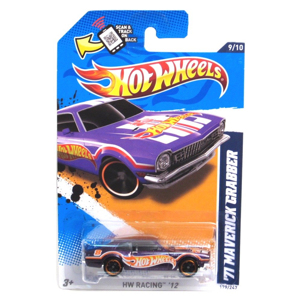 Amazon.com: Hot Wheels - '71 Maverick Grabber (Purple) - HW Racing