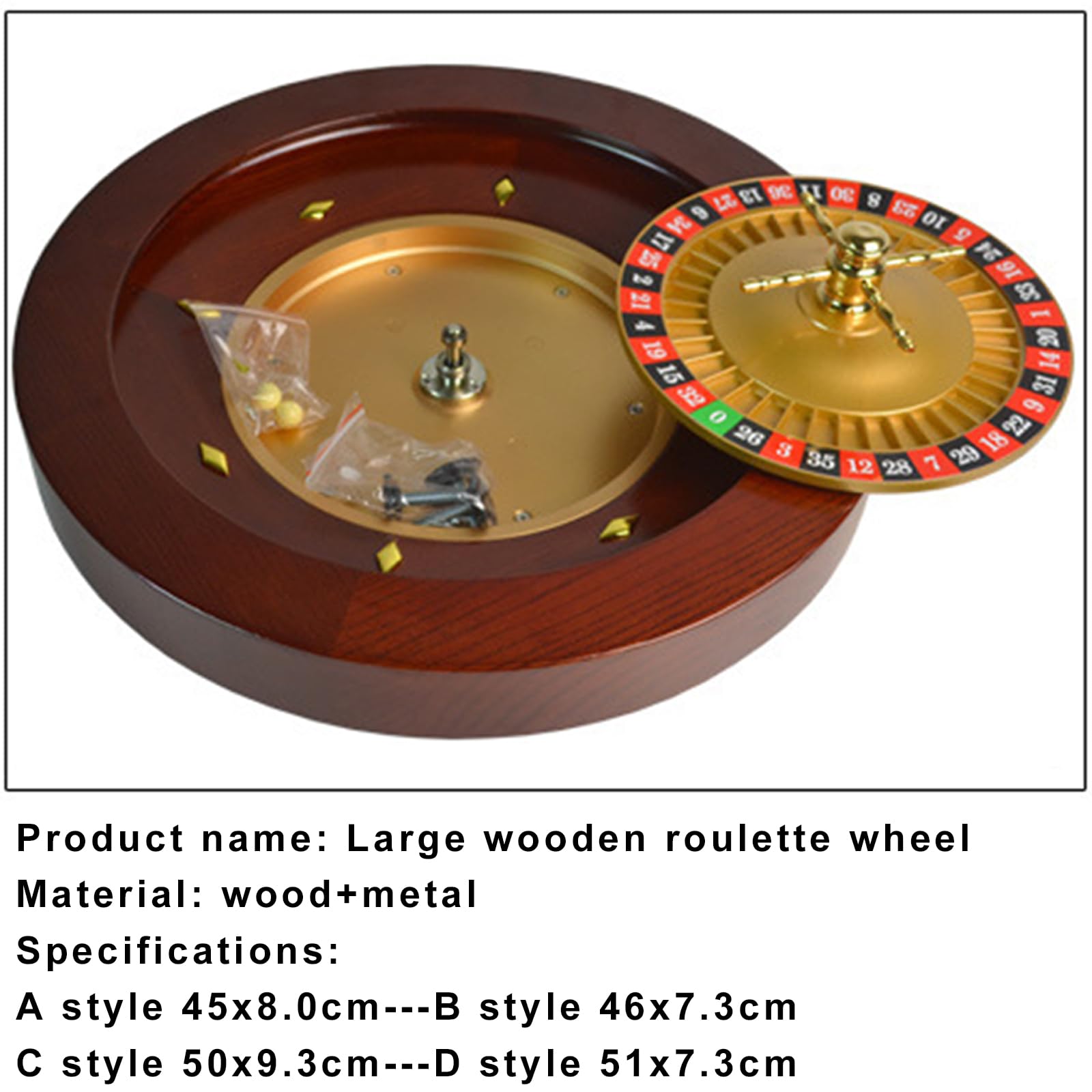 Genérico Rueda De Ruleta De Madera Dial Digital Rouleta Rouleta Juego De Mesa Lotería Giratoria De Entretenimiento para Adultos Rouleta Rouleta para Una Noche De Juegos Familiar,B