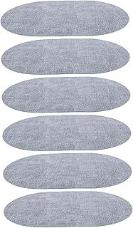 iplusmile Juego De 6 Manteles Individuales para Mesa De Comedor De Cuero Artificial Color Azul