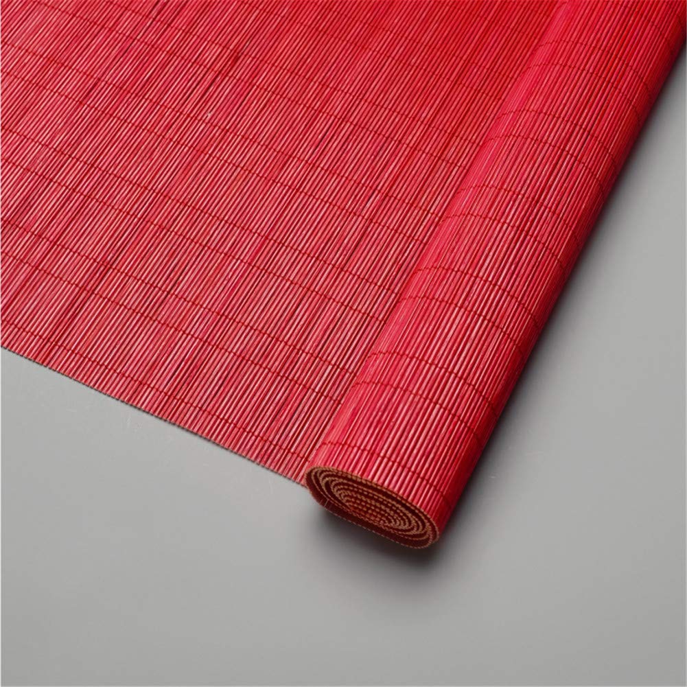 Japanischer Stil Gut Bambusseide Tischläufer Wasserdicht 25Cm Breit Tischdecke Für Küche Esszimmer Hochzeitsfeier Home Decoration Hotel,Rot,25x200cm