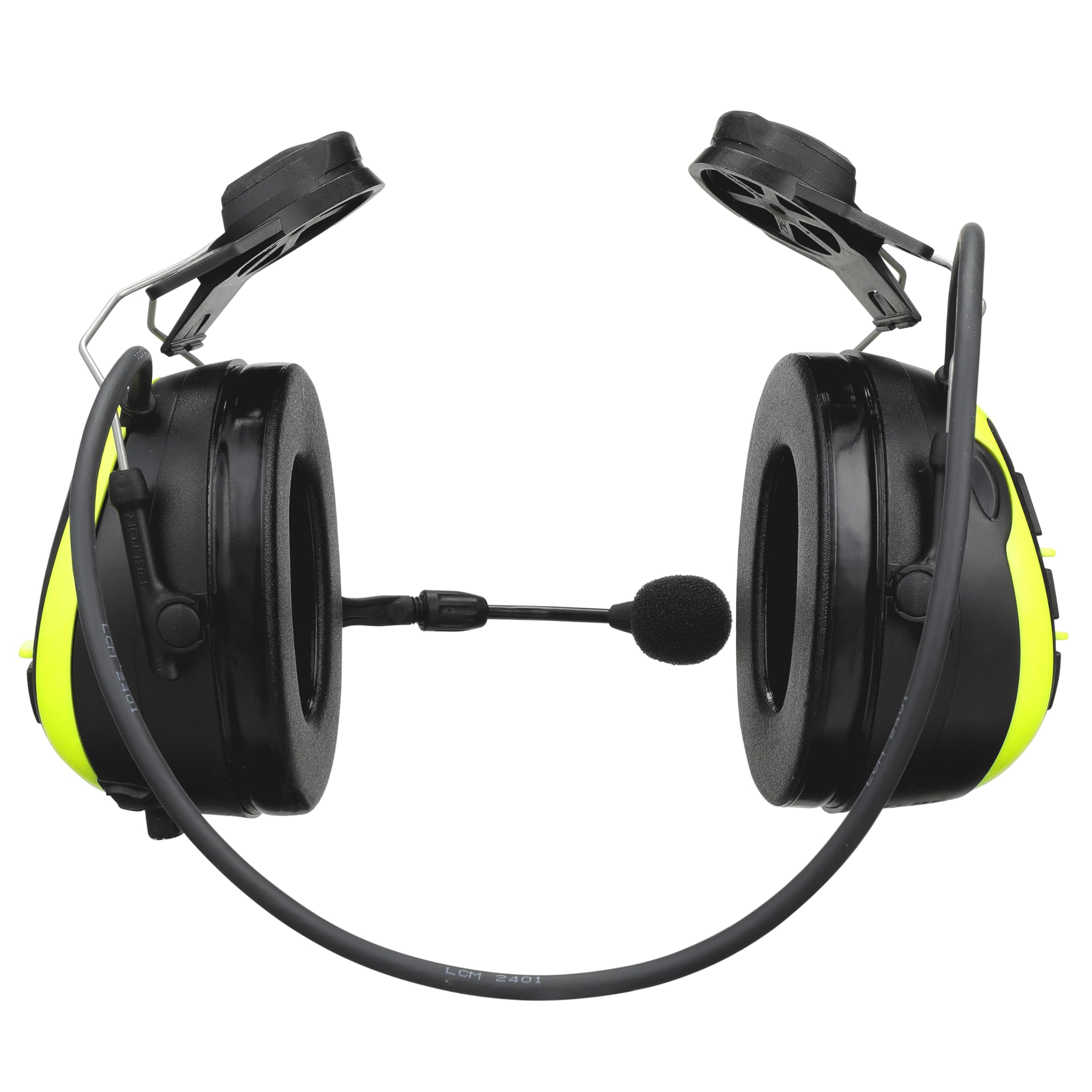 Peltor 3M WS ALERT X+, app, giallo brillante, cuffie, fissaggio per elmetto | Bluetooth, MRX21P3E3WS7, USB-C, 1 per confezione