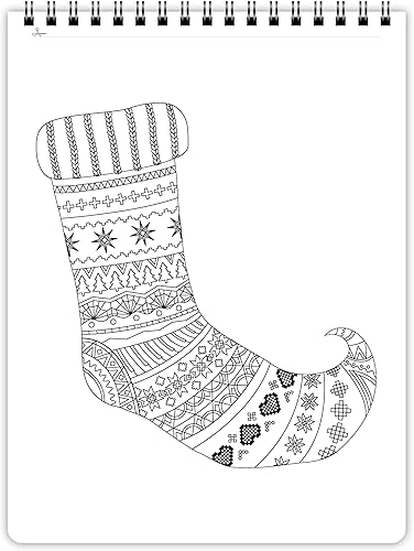 Miniatura 8 de Libro para colorear de Navidad para adultos (límite superior)