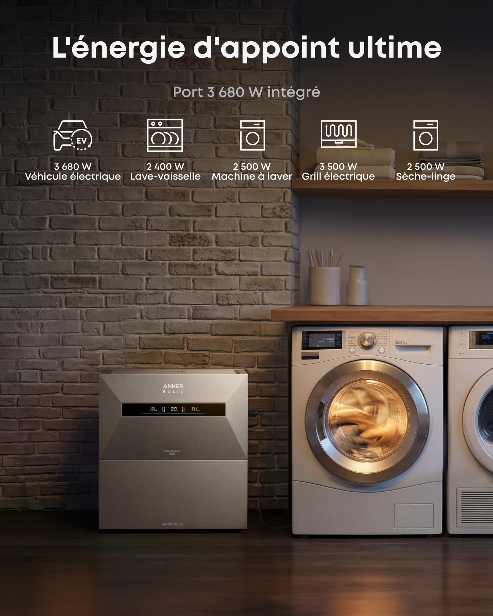 Anker SOLIX Solarbank Max AC, 7 kWh, 3 500 W