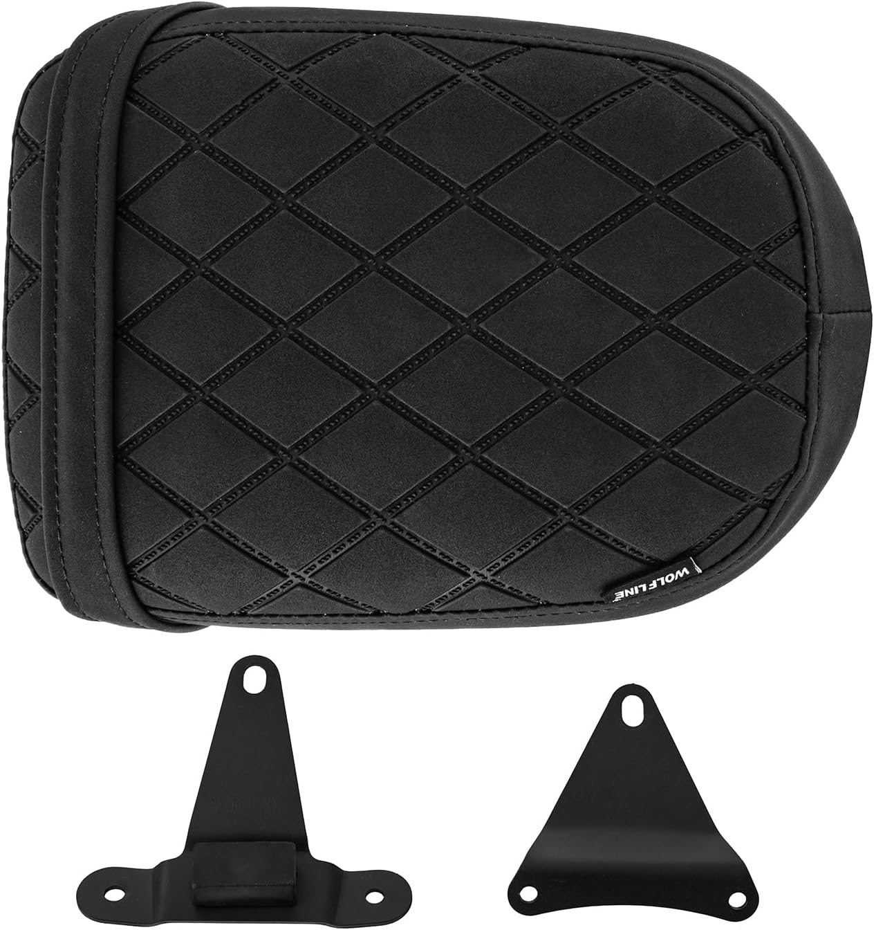 Motorcycle Passenger Seat for Honda Rebel CMX 1100 CMX1100 2021 2022 2023 2024 2025 2026 Rear Pillion Solo Cushion Cover Pad Set (Tail-Black)