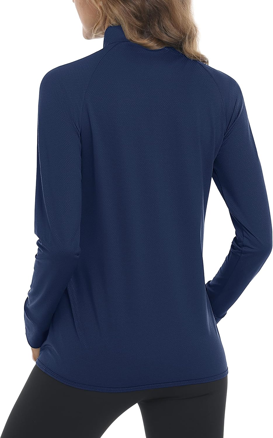 MAGCOMSEN Women's UPF 50+ Lightweight Athletic Jacket Sun Protection Full Zip Long Sleeve Shirts Hiking Outdoor Pockets - Image 2